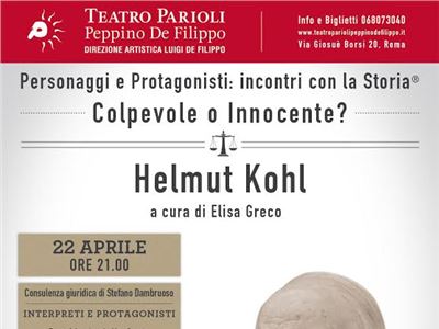22/4 Colpevole o Innocente? Pier Ferdinando Casini interpreta Helmut Kohl.