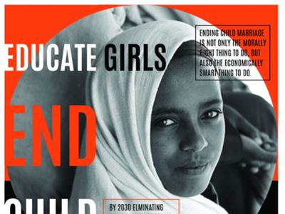 Educating Girls, Ending Child Marriage, one of the World Bank Group mission with a $2.5 billion investment.