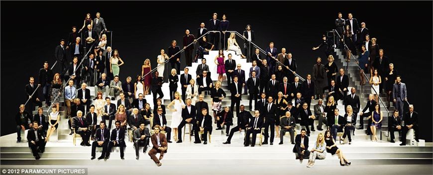 116 Hollywood stars - from Leonardo DiCaprio to Tom Cruise - pose for the ultimate A-list picture