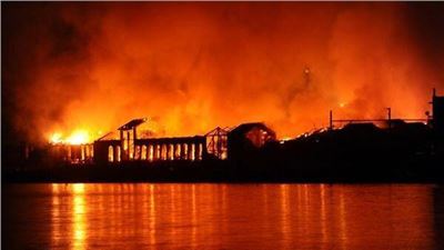 A fuoco la “Città della Scienza”di Napoli