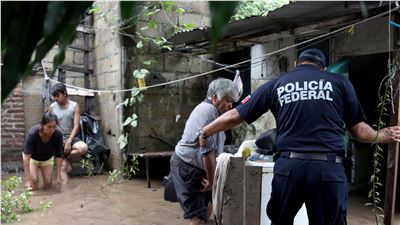ACTIVA POLICÍA FEDERAL PLAN DE AYUDA ANTE LAS AFECTACIONES DEL HURACÁN “BARRY”