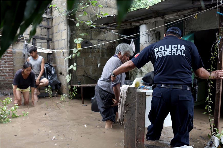 ACTIVA POLICÍA FEDERAL PLAN DE AYUDA ANTE LAS AFECTACIONES DEL HURACÁN “BARRY”