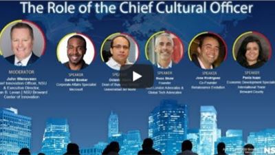 Alan B. Levan | NSU Broward Center of Innovation presents "The Role of the Chief Cultural Officer"