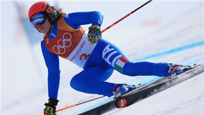 Alle Olimpiadi di Pyeongchang  2018 Federica Brignone è bronzo gigante.   