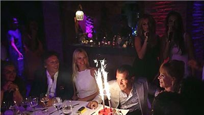 Antonio and Melanie’s birthdays 