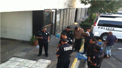 ASEGURA POLICÍA FEDERAL MÁS DE UNA TONELADA DE MARIHUANA OCULTA EN EL TANQUE DE UN CAMIÓN DE CARGA 