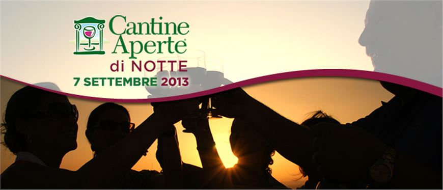 Cantine Aperte di Notte… sabato 7 settembre  dal tramonto in poi.   