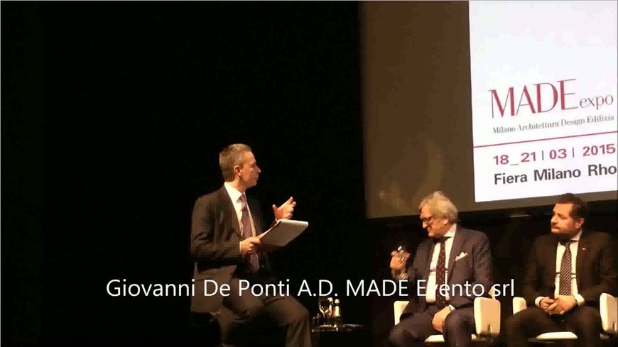 Conferenza Stampa di presentazione di MADE EXPO 2015 - Intervento di Massimo Buccilli
