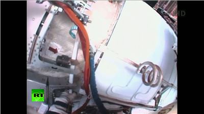 Cosmic video: Russian cosmonauts take record-breaking spacewalk