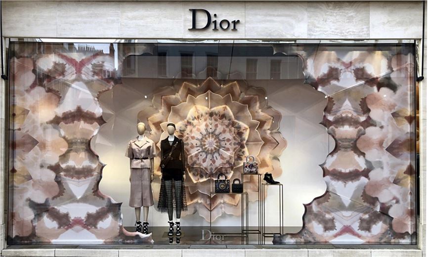 DIOR has launched KaleiDiorscope windows around the world.