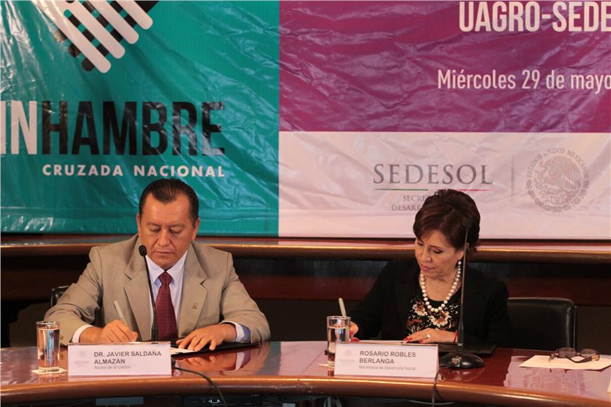 Fortalece la participación de las universidades la Cruzada Nacional Contra el Hambre