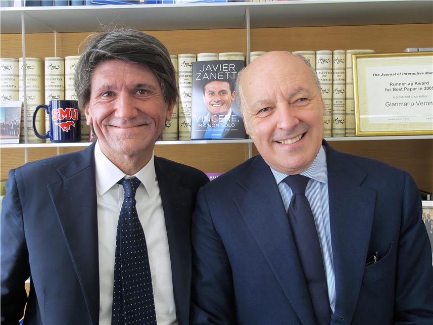 Gianmario Verona e Beppe Marotta all' Università Bocconi.