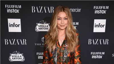 Gigi Hadid wears Dolce&Gabbana at the Harper's BAZAAR Celebration of 'ICONS By Carine Roitfeld' in New York City. 