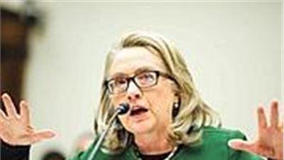 Hilary the lioness, back to fight.                                                               