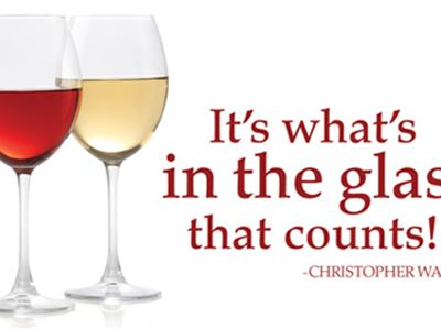 It's what's in the glass that counts!