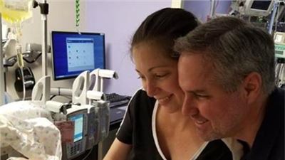 "Joe DiMaggio Children's Hospital  saved our baby's life!" 