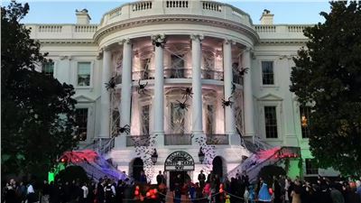 Live from The White House. President Donald Trump Wishes everyone a safe and Happy Halloween! 