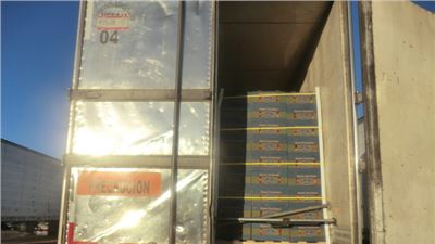 : LOCALIZA POLICÍA FEDERAL 138 PAQUETES DE CRYSTAL, COCAÍNA Y HEROÍNA EN LA CAJA REFRIGERADA DE DOS CAMIONES DE CARGA