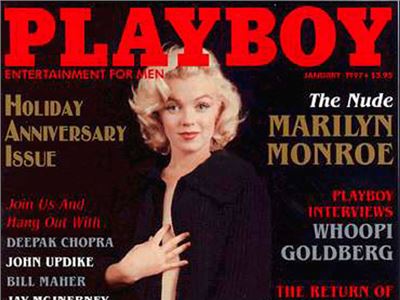 Marilyn Monroe was Playboy's first playmate in 1953