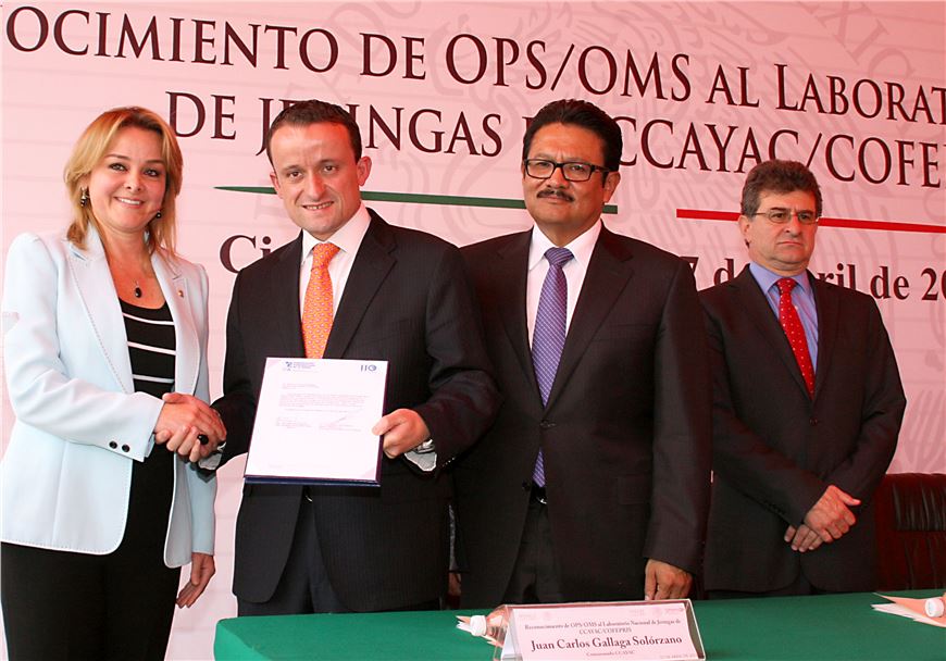 MÉXICO, PRIMER PAÍS DE LATINOAMÉRICA CON LABORATORIO ACREDITADO POR OPS EN CONTROL DE  CALIDAD DE JERINGAS PARA VACUNAS