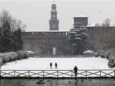 Milano sotto la neve, Febbraio 2012