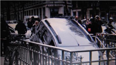 Paris, avec le SUV dans le métro