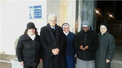 Pina e il suo selfie con il Presidente Mattarella