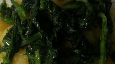 Polenta e cime di rapa al Ristorante Le Cannardizie 