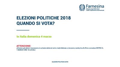 Politiche 2018: ecco come si vota all'estero 