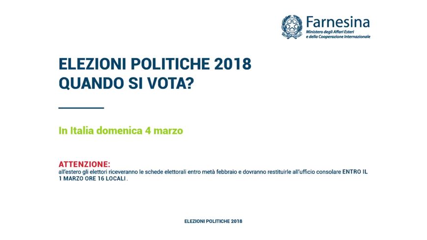 Politiche 2018: ecco come si vota all'estero 