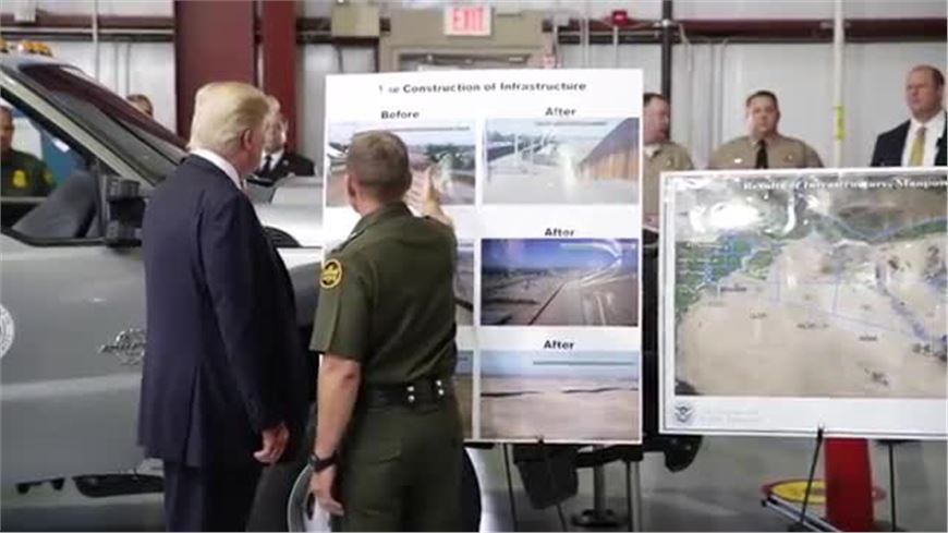 President Trump Visits U.S. Customs and Border Protection Facility in Yuma, AZ 