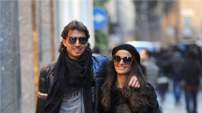 Riccardo Montolivo a Milano per lo shopping
