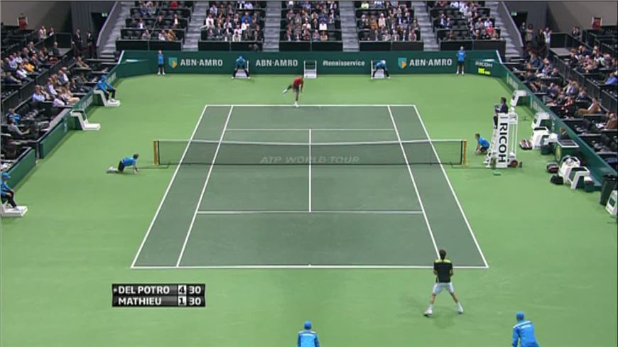 Rotterdam 2014 Hot Shot del Potro  