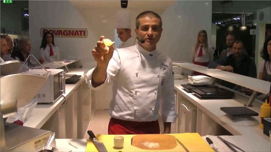 Rovagnati a TuttoFood 2013 con lo chef Francesco Gotti della Federazione Italiana Cuochi 