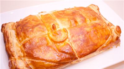 Salmone in crosta dorata