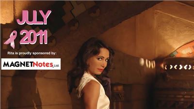 STRIKE A POSE for Breast Cancer Celebrity Calendar, 2011