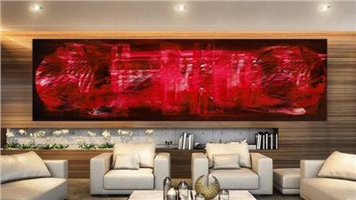 Tela ad Olio dal maestro del Neofuturismo Luca Bestetti