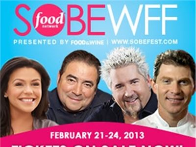 The 12th edition of the Food Network South Beach Wine & Food Festival® - February 21-24, 2013.
