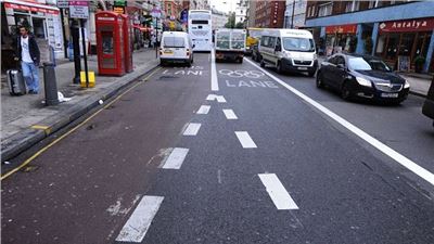 The most ridiculous example yet of how Olympics lanes are making a farce of driving in London