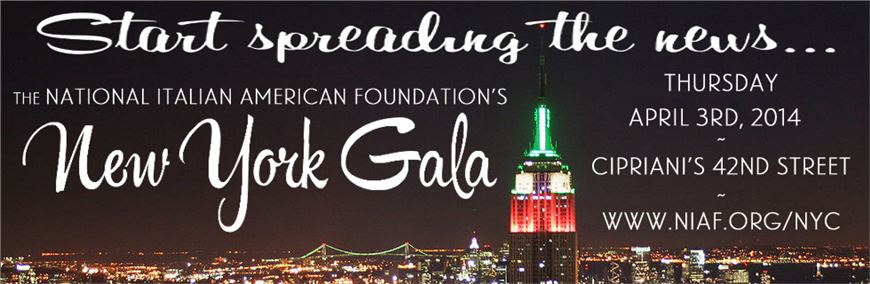 The National Italian American Foundation's New York Gala 