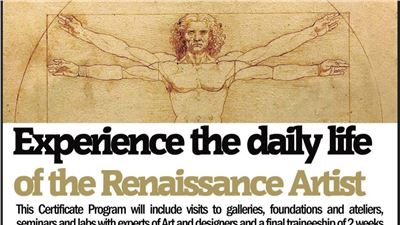 This Summer travel backwards in Renaissance thanks to BAU University.