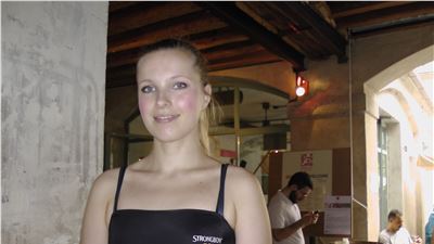 Una bella ragazza italiana 