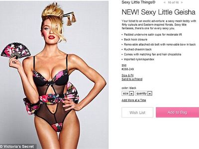 Victoria's Secret forced to remove new Go East collection from sale 
