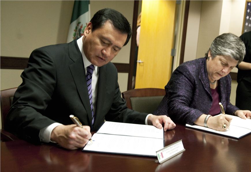 VISITA DEL SECRETARIO DE GOBERNACIÓN, MIGUEL  ÁNGEL OSORIO CHONG, A WASHINGTON, D.C.