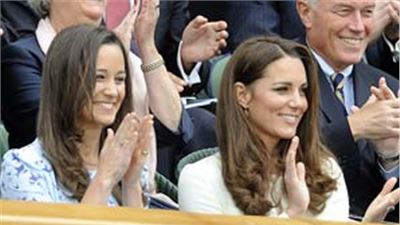 Wimbledon: Kate and Pippa see Federer-Murray